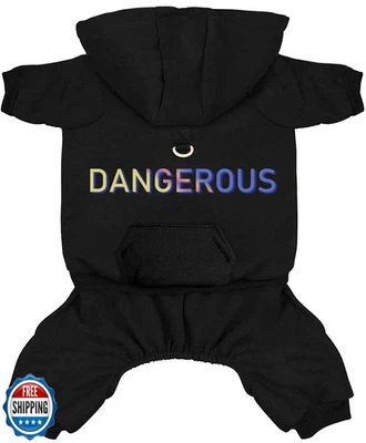 Izefia Perro Sudadera con Capucha Ropa con Bolsillo 4 Patas Mono Polar Suéter Invierno S Foto 1 de 4