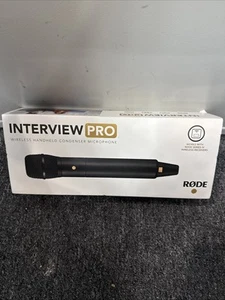 RØDE Interview PRO Wireless Handheld Condenser Microphone-New!-ProSoundUniverse. - Picture 1 of 4