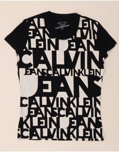 Calvin Klein Jeans Mädchen Grafik T-Shirt Oberteil 13-14 Jahre Large dunkelblau DE35 - Bild 1 von 3