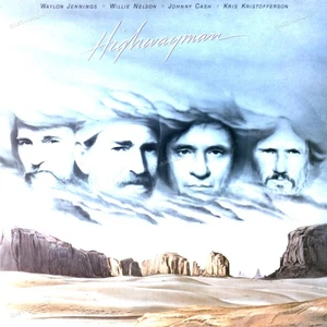 Jennings Nelson Johnny Cash Kris Kristofferson - Highwayman LP (VG) .* - Picture 1 of 1