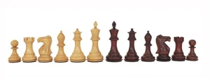 Italfama Mahogany Wooden Chess Pieces, Weighted, Made in Italy, 7.8cm King - Picture 1 of 1