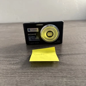 SONY Cyber-Shot DSC-W550 14.1MP Compact Digital Camera Black Tested Used Japan - Picture 1 of 6
