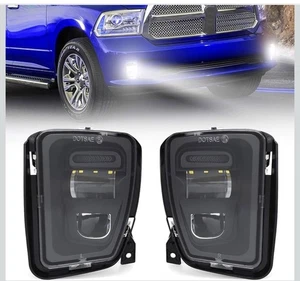 Par de luces antiniebla LED mejoradas luces DRL para Dodge Ram 1500 2013 14 15 16 17 2018 - Imagen 1 de 6