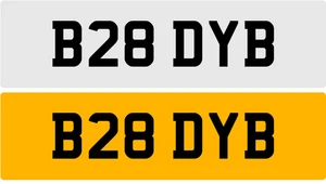 B28 DYB BRODIE BRODY BROHDY BRIDE BRD BRAD BRADLEY OLD B REG PREFIX NUMBER PLATE - Picture 1 of 1