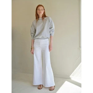 FRAME The Jetset Wide Leg in White Jeans Modern Style Size 1 - Picture 1 of 9