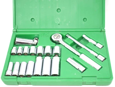 JUEGO DE TRINQUETE PROFESIONAL SK SAE / FRACCIONARIO EN ESTUCHE ¡CAJA ABIERTA! ¡LIMPIO! Foto 1 de 4