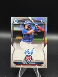 Pedro Ramirez 1st Auto /499 - 2023 Bowman Chrome Refractor #CPA-PR - Picture 1 of 2