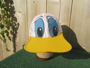 Cappello da baseball vintage Disney Paperino lungo Bill Snapback berretto - Foto 1 di 8