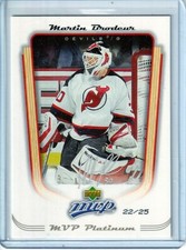 2005-06 Upper Deck MVP Platinum #442 Martin Brodeur 22/25 - New Jersey Devils