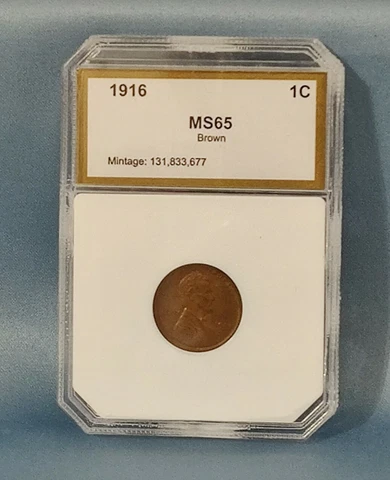 1916 Lincoln Wheat Cent Cover
