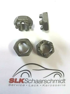 Kronenmutter DIN 935 & 937 hohe & flache  Regel- & Feingewinde Stahl blank 17H - Bild 1 von 3