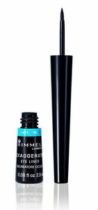 RIMMEL LONDON EXAGGERATE LIQUID EYELINER 003 Black 100% Waterproof NEW xxxxxxxx