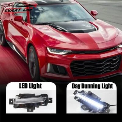 Lámpara antiniebla diurna LED DRL para Chevy Camaro 2016-2019 nueva Foto 1 de 4