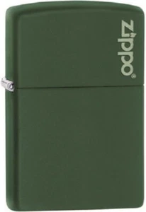 Zippo Verde Opaco Con Logo 60001568 - Foto 1 di 3