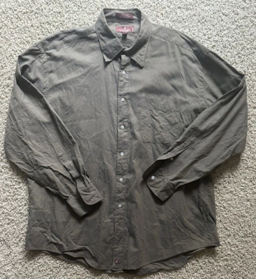 Men’s Nordstrom Brown Dress Shirt Size 17.5 - 35 - Image 1 of 4