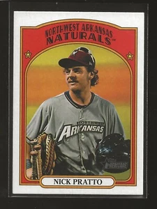 NICK PRATTO 2021 Topps Heritage Minor League Base Card Naturals Royals (#140) - Picture 1 of 2