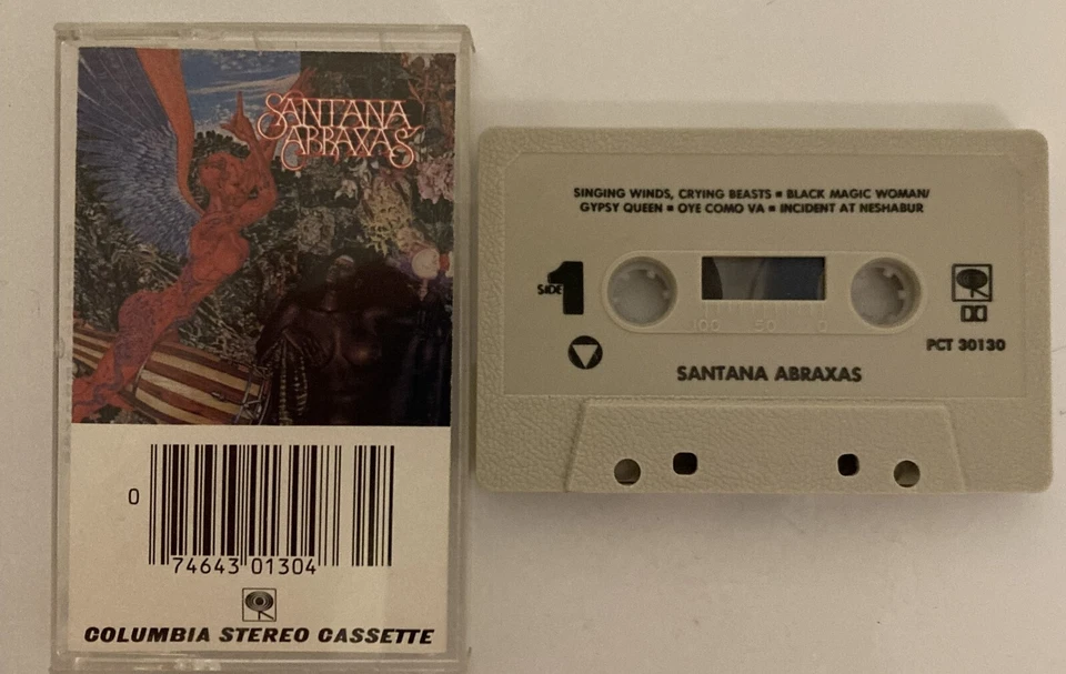 Santana Abraxas Cassette Rock Latin Psych-CARLOS SANTANA - Image 1 of 1