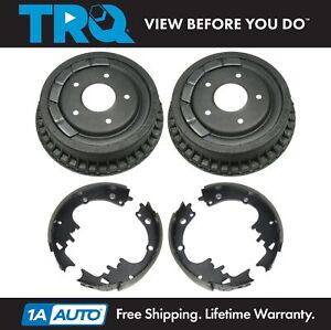TRQ 9.5" Drum Rear Brake & Shoe Set Pair Kit AUTO EXTRA for Chevy Pontiac