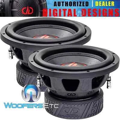 (2) DD AUDIO 510E-D4 10" SUBWOOFERS 2100W DOBLE 4 OHMIOS COCHE ALTAVOCES BAJOS NUEVOS Foto 1 de 4