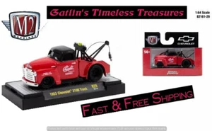 2025 M2 MACHINES GROUND POUNDERS 1953 CHEVROLET 3100 TRUCK RED R97 - Picture 1 of 4