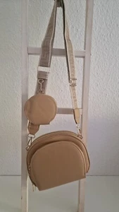 Umhängetasche Crossbody Bag Damen Handtasche Caramel Tasche Schultertasche - Bild 1 von 4
