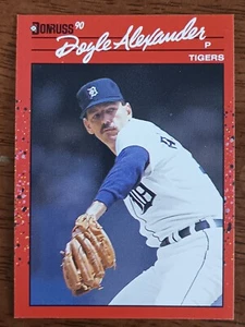 DOYLE ALEXANDER DETROIT TIGERS 1990 DONRUSS BASEBALL CARD #62 - Picture 1 of 1