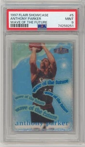 1997-98 Flair Showcase #5 Anthony Parker - Wave of the Future Rookie RC - PSA 9 - Picture 1 of 2