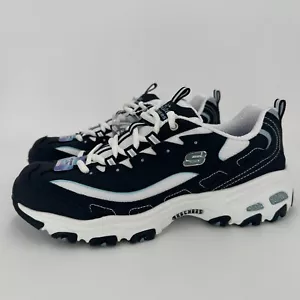 Skechers D'Lites Lace-up Sneakers sz 11 Women's Athletic Shoes Navy Blue 11930 - Picture 1 of 8