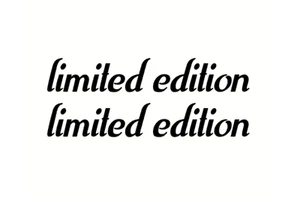 2x Autos Sticker,Limited Edition,Schriftart, Auto Tuning,Beaut,Vinyl Aufkleber, - Picture 1 of 4
