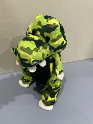Ganz Webkinz Green CAMO CROC Crocodile Plush Stuffed Animal Toy NO CODE - Image 1 of 4