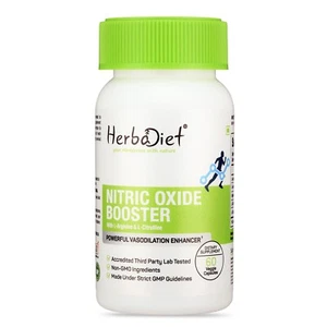 Nitric Oxide Booster Supplement L-Arginine L-Citrulline 1500mg Support Bood Flow - Picture 1 of 4