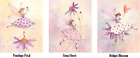 Set of 3 Fairy Art by Robin Rawlings Art Print. Portrait 9.5" x 11.7"