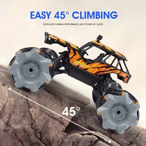 1/20 2.4G 4WD RC Car 48Km/h Off-Road 360° Rotating Drift Stunt Light Truck Toy - Picture 1 of 14