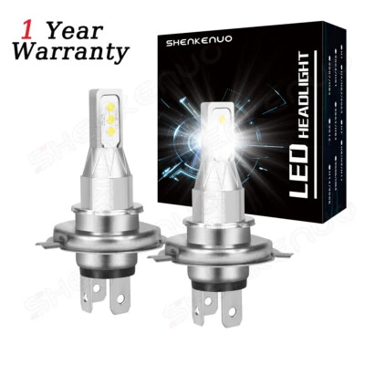 Kit de faros LED H4 9003 6000K bombillas de haz alto/bajo para Toyota 4Runner 1996-2002 Foto 1 de 4