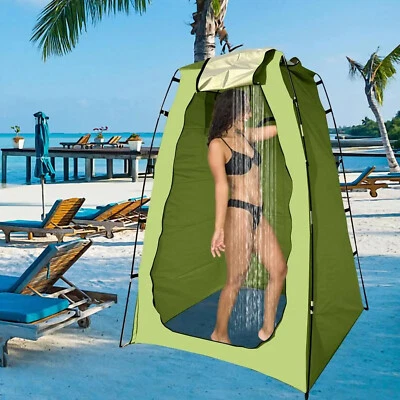 Portable Shower Tent Outdoor Camp Tent Privacy Shower Toilet Changing Hiking - Image 1 of 4