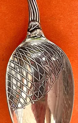 Fish In The Net Albany New York Sterling Silver Souvenir Spoon • 20.27$