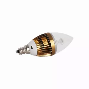 E12 Candelabra Dimmable LED Chandelier Candle Light 6W 8W 10W White Bulb Lamp GC - Picture 1 of 32