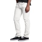 Summer Faux Leather Stitching Thin Men's Straight-Leg Pants