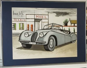 BernaRd Buffet LE Automovil Jaguar  1955 - Picture 1 of 2