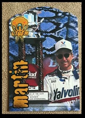 1996 Wheels Viper Copperhead Die-Cut Mark Martin /1399 #37 NASCAR - Image 1 of 2