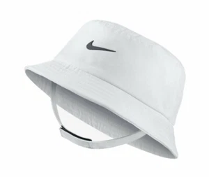 Nike Dry Infant Toddler Bucket Hat White Black Unisex 7A2682001 Size 2/4T UPF40+ - Picture 1 of 4