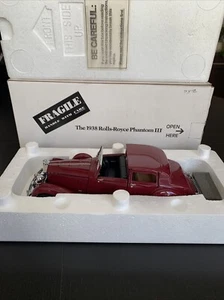 Danbury Mint 1938 Rolls Royce Phantom III W/original Box - Picture 1 of 11