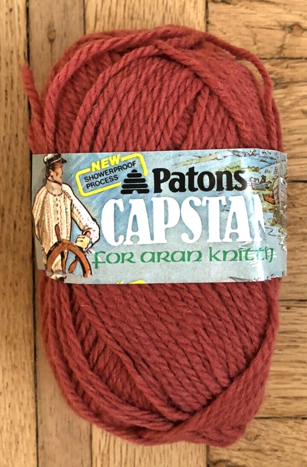 Lote de 13 bolas de patones vintage hilo CAPSTAN para tejer Aran hechas en Reino Unido Foto 1 de 4