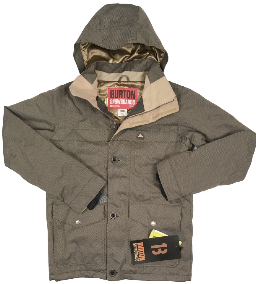 NEW $320 Burton Hellbrook Premium Jacket!  XS  Dryride 2L Durashell  Herringbone - Image 1 of 1