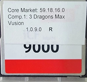 Tarjeta Master Reset CF Core Market 59.18.16.0 Comp 1:3 Dragons Max Vusion 1.0.9.0R - Imagen 1 de 3