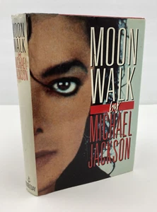 Moonwalk, by Michael Jackson, 1988, Hardcover, First Edition - PRINT SIGNED - Imagen 1 de 12