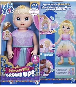 Baby Alive Princess Ellie Grows Up! 15” Doll Blonde Hair, Blue Eyes Kids NEW - Picture 1 of 7