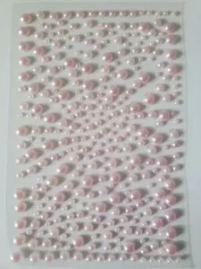 CraftbuddyUS 325 LILAC Pearl Self Adhesive Diamante Rhinestone Gems - Picture 1 of 2