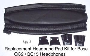 KIT cuscino archetto di ricambio per cuffie QuietComfort 2 QC2 QC15 BOSE - Foto 1 di 12