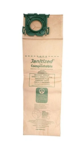 Janitized COM-WISEN-4(5) Compostable Paper Premium Replacement Commercial Vacuum - Image 1 of 1